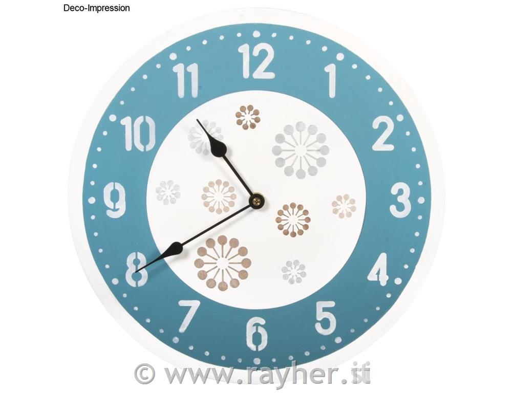 Lesena podlaga za uro z luknjo, 30cm