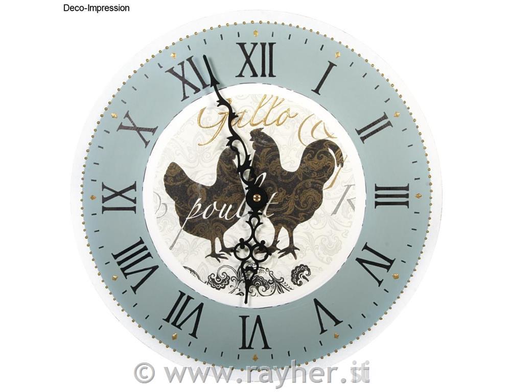 Lesena podlaga za uro z luknjo, 30cm