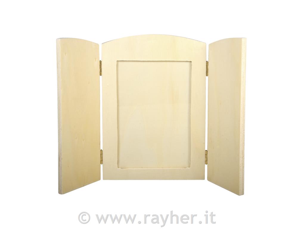 Lesen okvir s polkni, 18,5x13x0,6cm