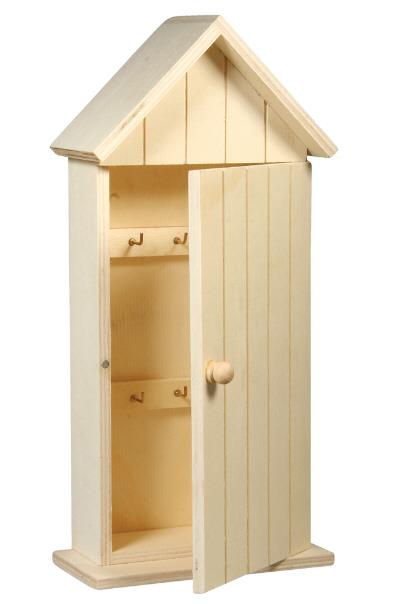 Lesena omarica za ključe "Rimini", 30x14x6,5cm