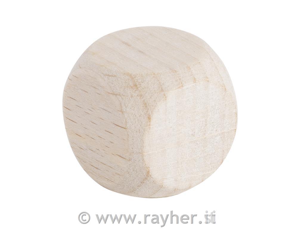 Lesene kocke, 25x25mm, 3 kos