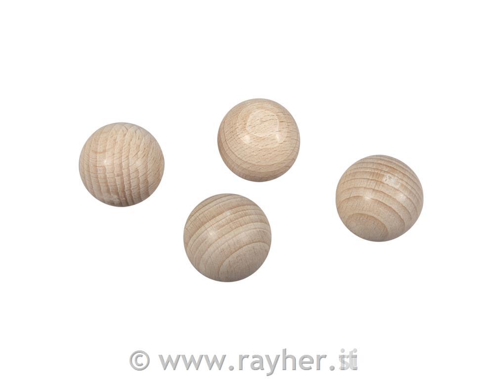 Wooden balls FSC 100%, 45mm o, not drill
