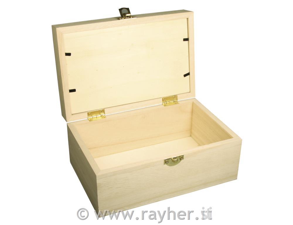 Bauletto leg.c.coperchio deco FSC Mix Cr20x13x9,5cm, 5 scomparti nel coperchio