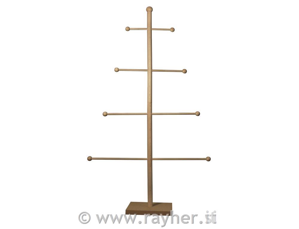 Kit albero legno93x52x18cm, 12 pezzi, bus.blis. 1 kit