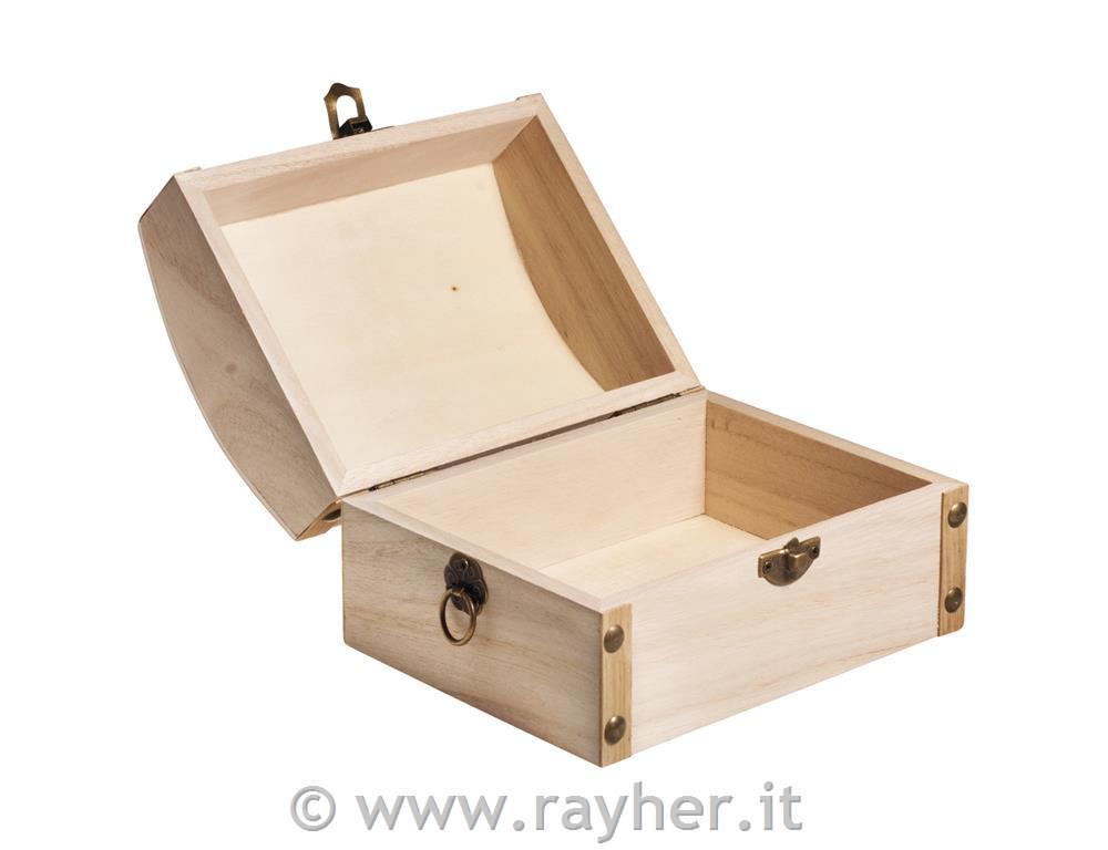 Baule legno, FSC Mix Credit13,5x10x8cm