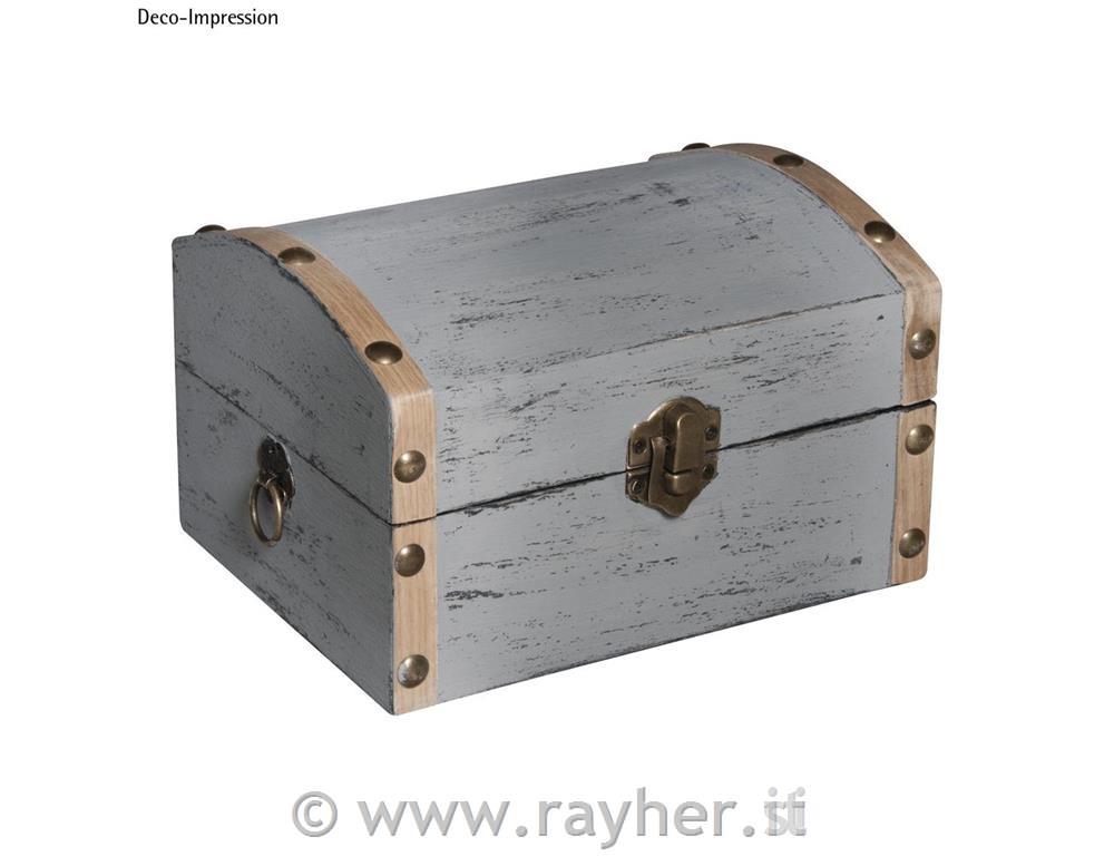 Baule legno, FSC Mix Credit13,5x10x8cm
