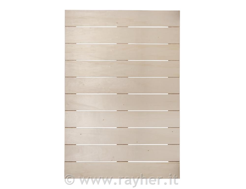 Wooden bar-frame, FSC Mix Credit50x71.5x0.7cm, depth 1,1cm, +2 hooks