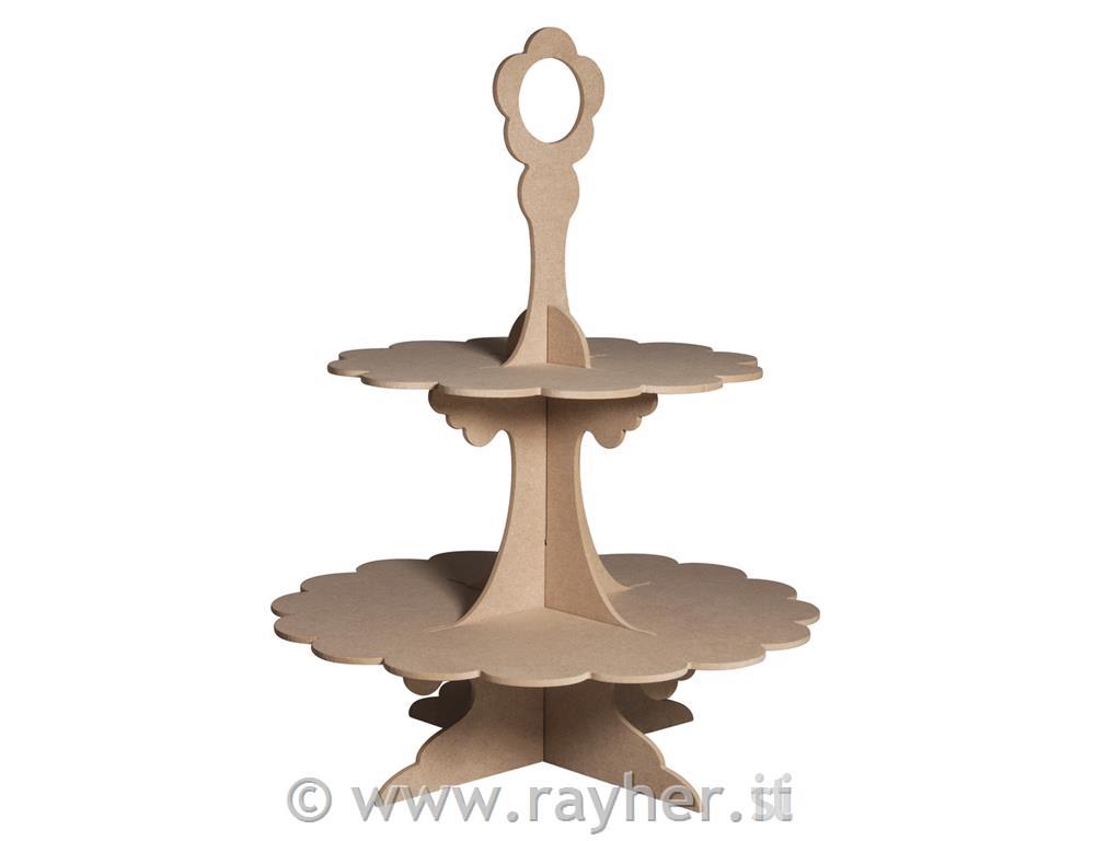 MDF étagere, 45cm, 4-piece, bottom o35cm