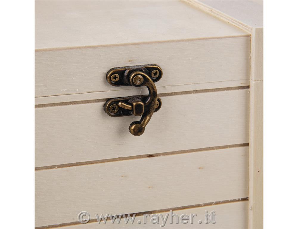 Set lesenih skrinj, 30x20,5x17,3cm in 24x16x15,5cm