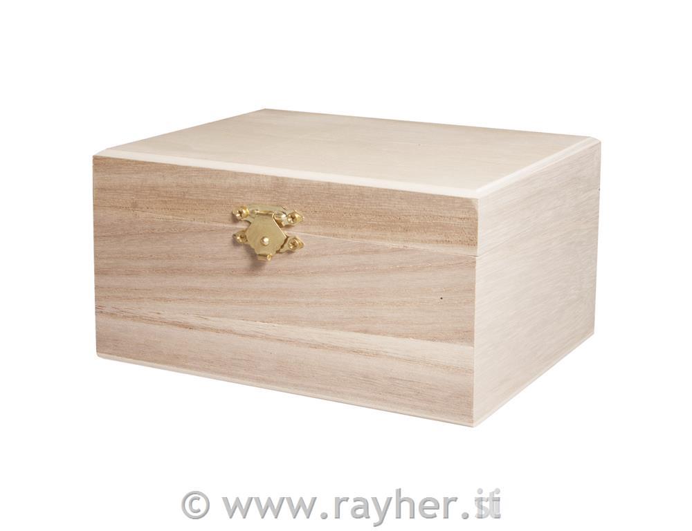 Wooden casket, FSC Mix Credit, 15.5x11x8