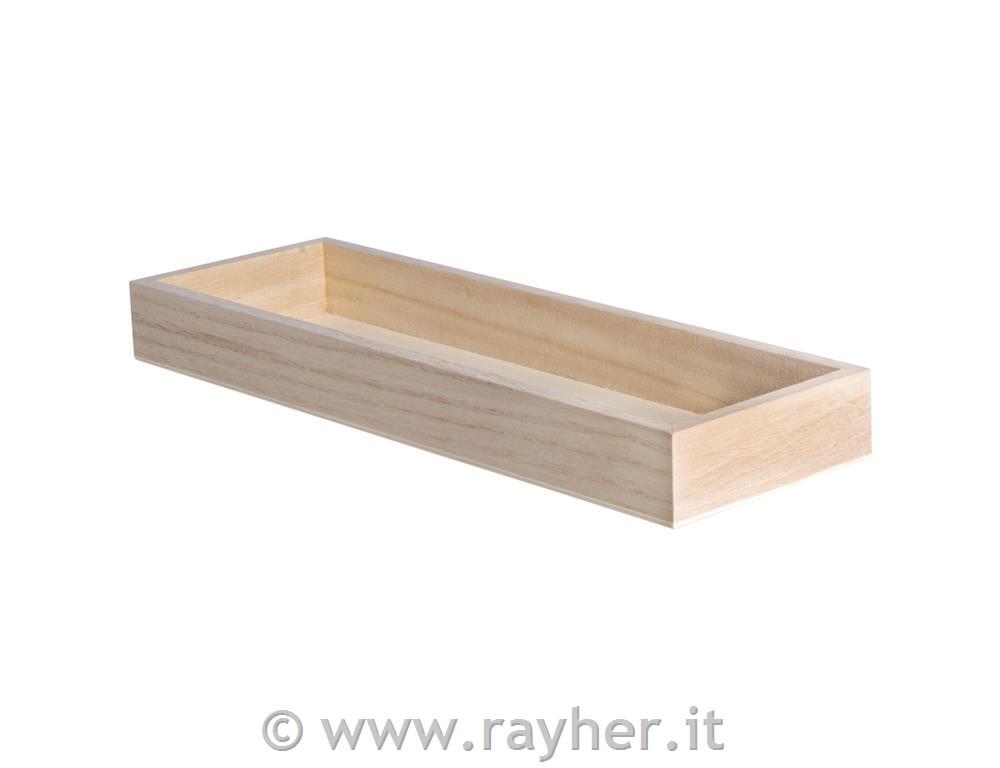 Wooden tray, FSC 100%, 29.5x10.3x2.3cm