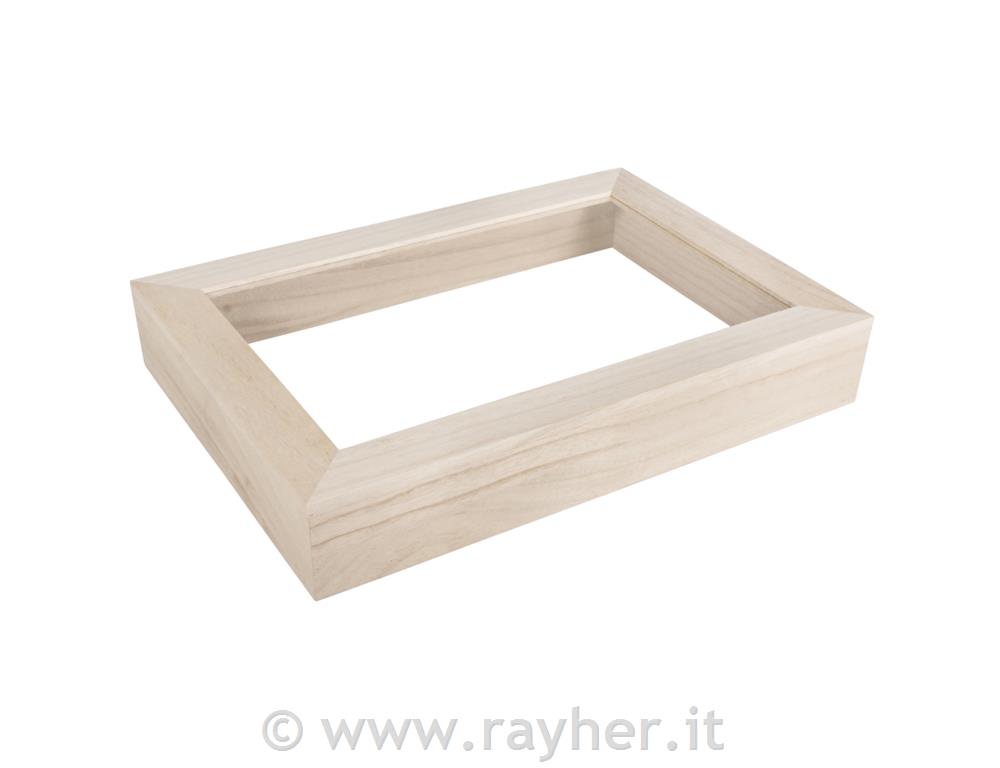 Rayher Cornice in legno da posizionare FSC 100%