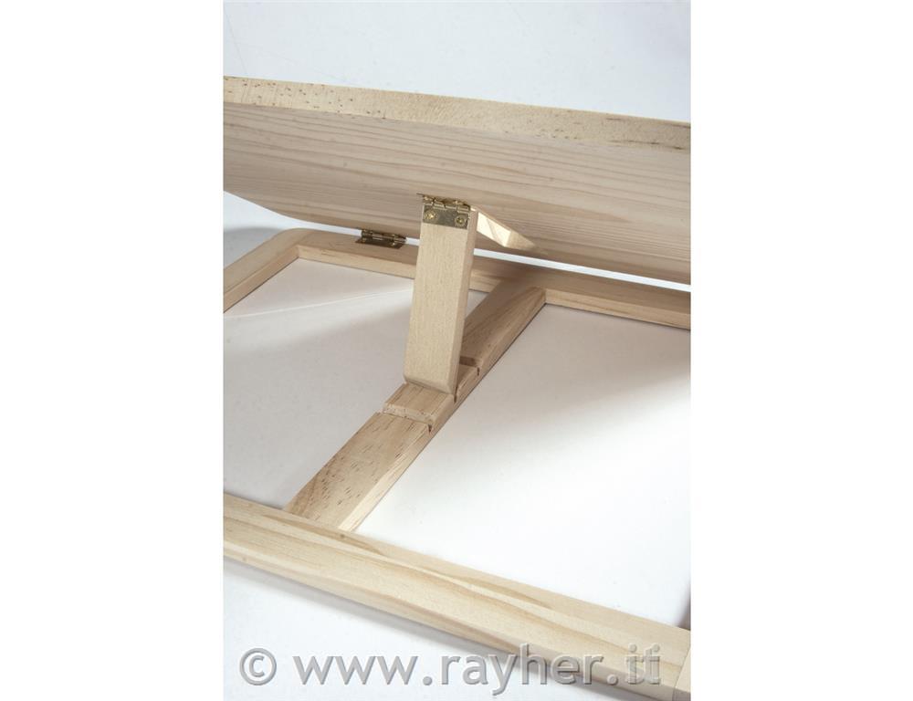 Vassoio o leggio legno FSC 100 %, 28x21x3,4cm