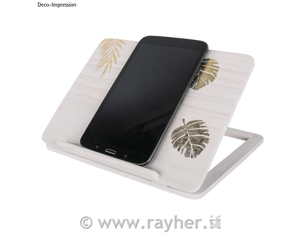 Vassoio o leggio legno FSC 100 %, 28x21x3,4cm