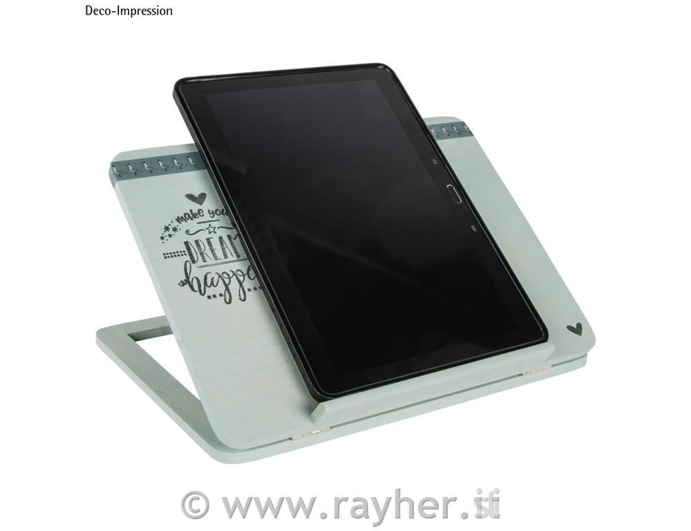 Vassoio o leggio legno FSC 100 %, 28x21x3,4cm