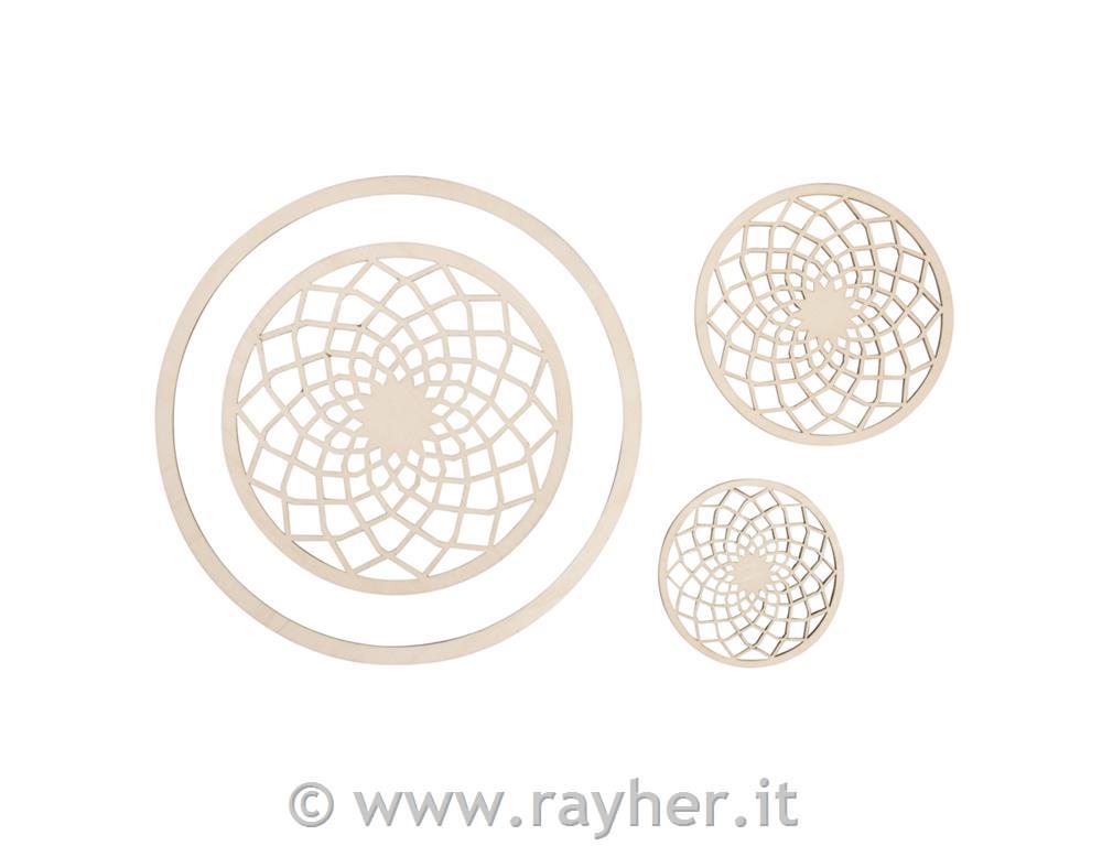 W.disc "Dream" filigree,FSC100%, o7-13cm+ring o18cm, tab-bag 4pcs