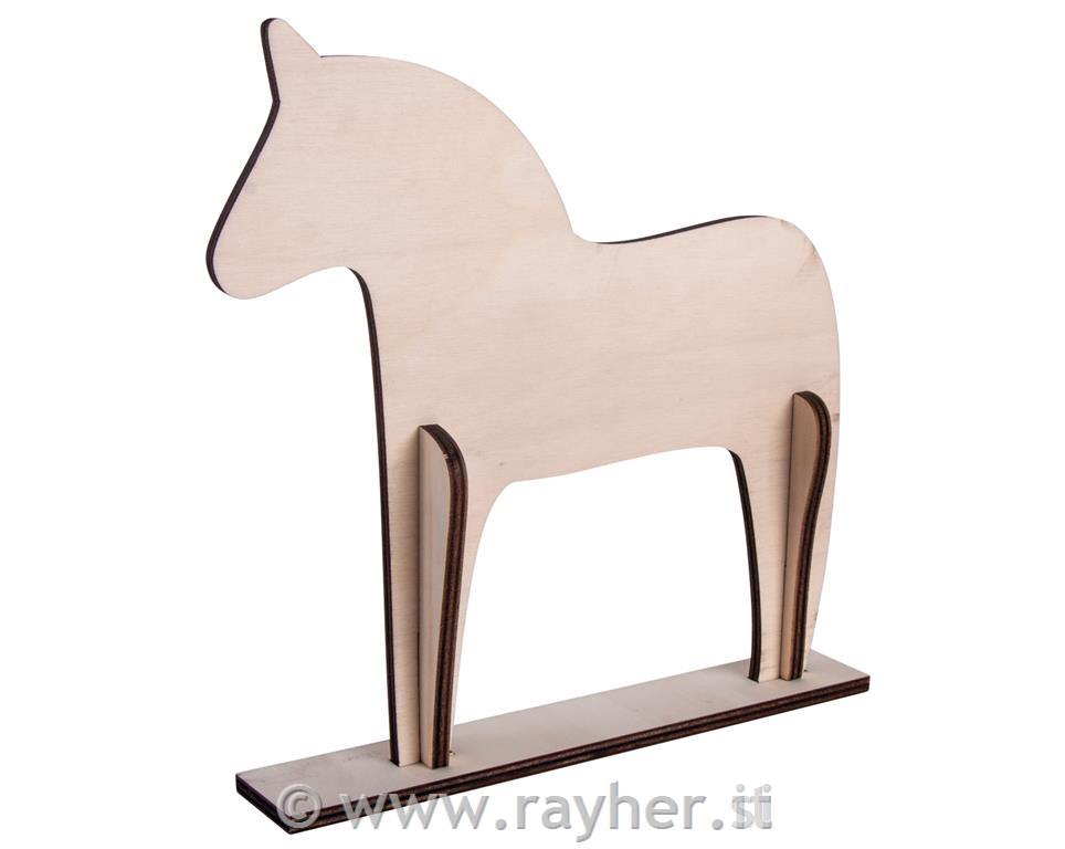 Cavallo legno scandivane, 4pz, FSC100%,
