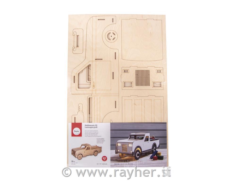 Kit legno 3D camion grande