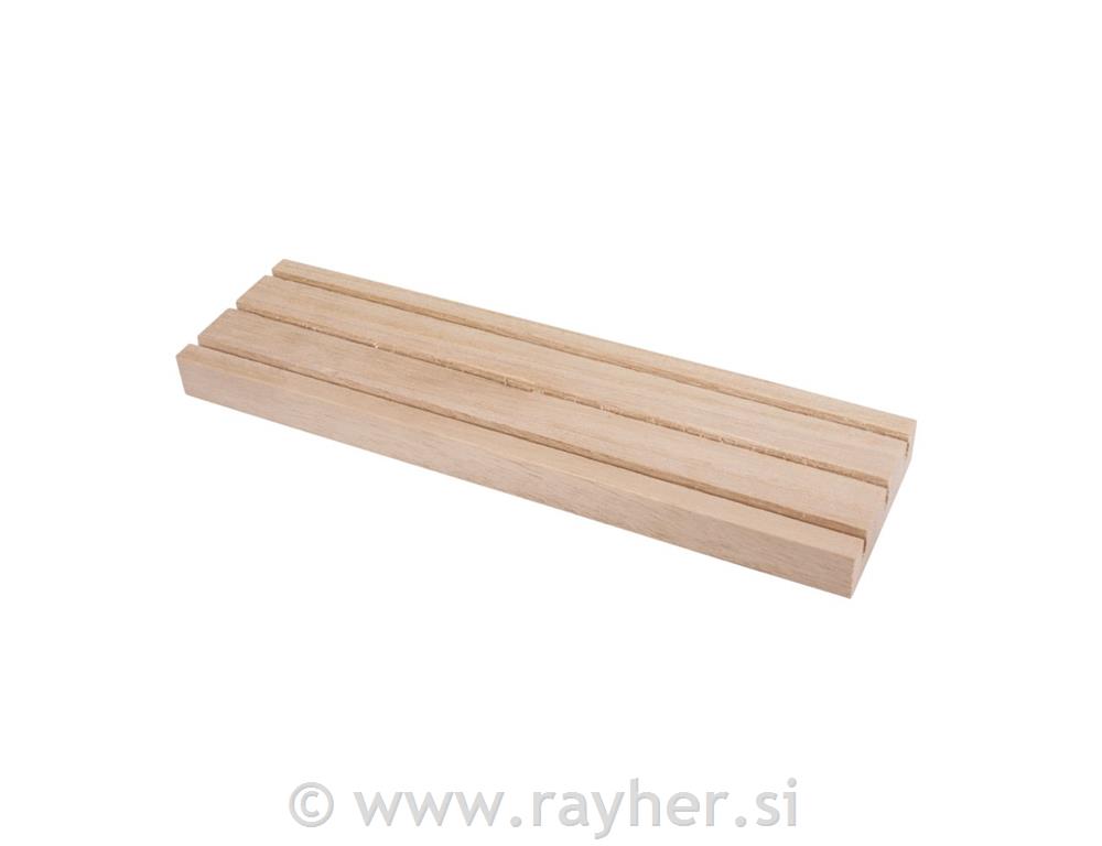Wooden holder with slots, FSC 100%
