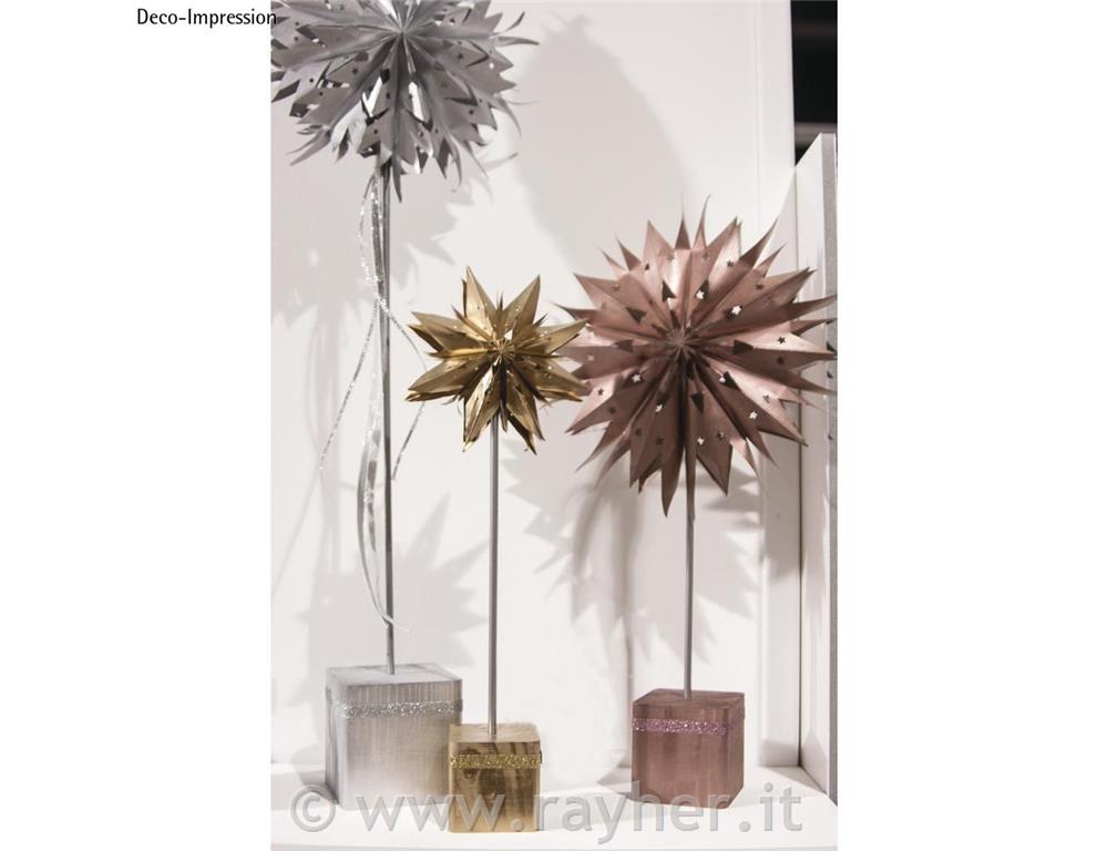 Wooden base, 6.5x6.5x6.5cm, w. hole o5.5mm,2.5cm deep