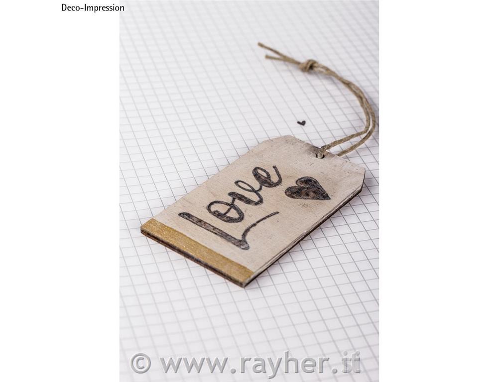 Wood hanger Tag, FSC100%, natural