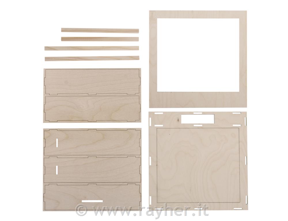 Lesen okvir 3D, 24x24x6.6cm, 8-delni, za sestaviti