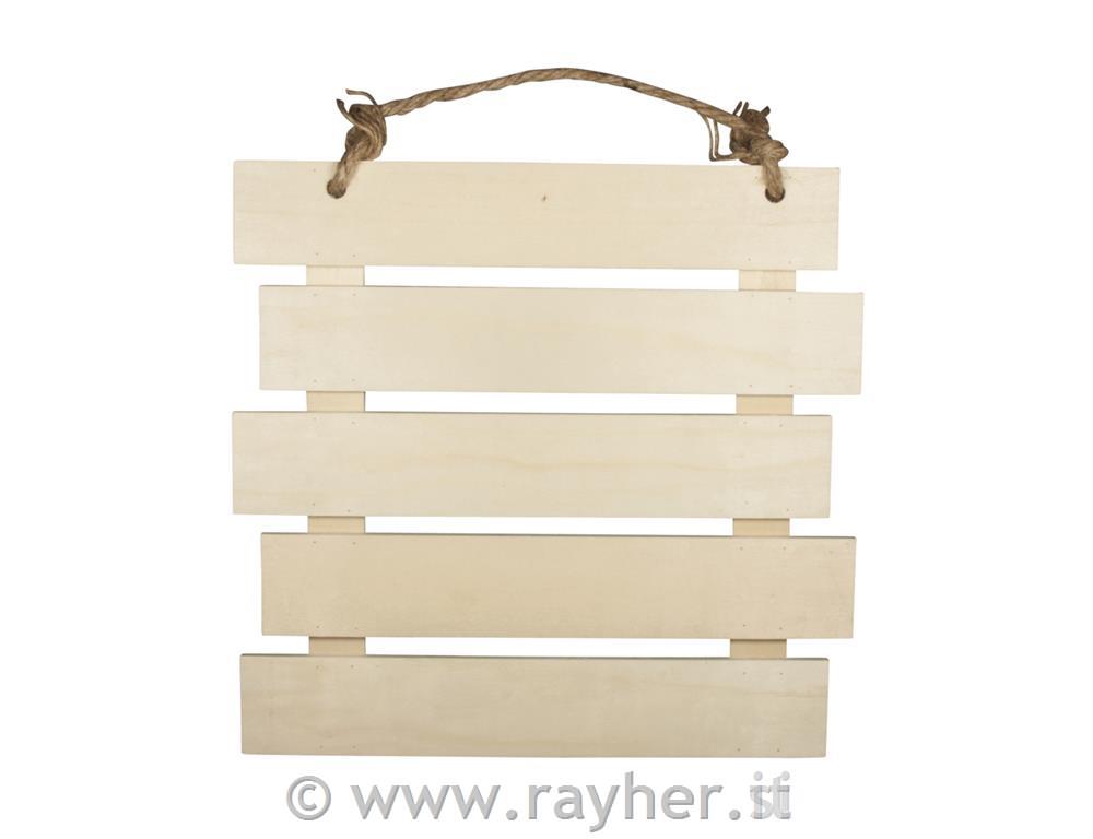 Lesena plošča iz manjših desk 30.5x31.6x1.5cm