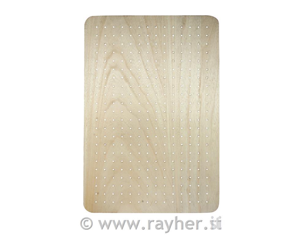 Lesena plošča "Pin&Peg", 40x60x2.5cm