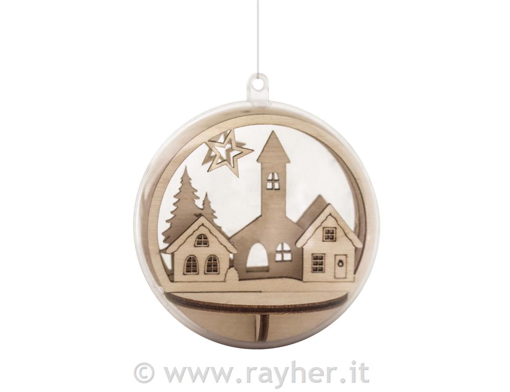 Miniature legno inverno,FSCMixCred, 7,5c, naturale, 5pz, bus.blis. 1set