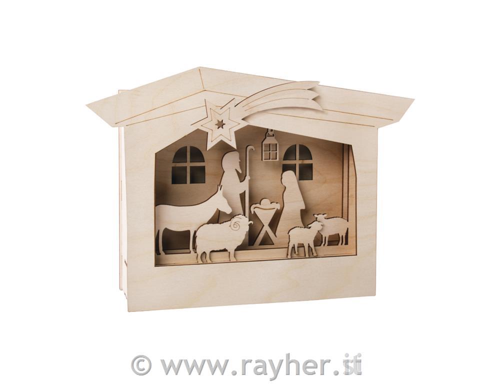 Kit bric.legno cornici motivi 3D, FSCMix