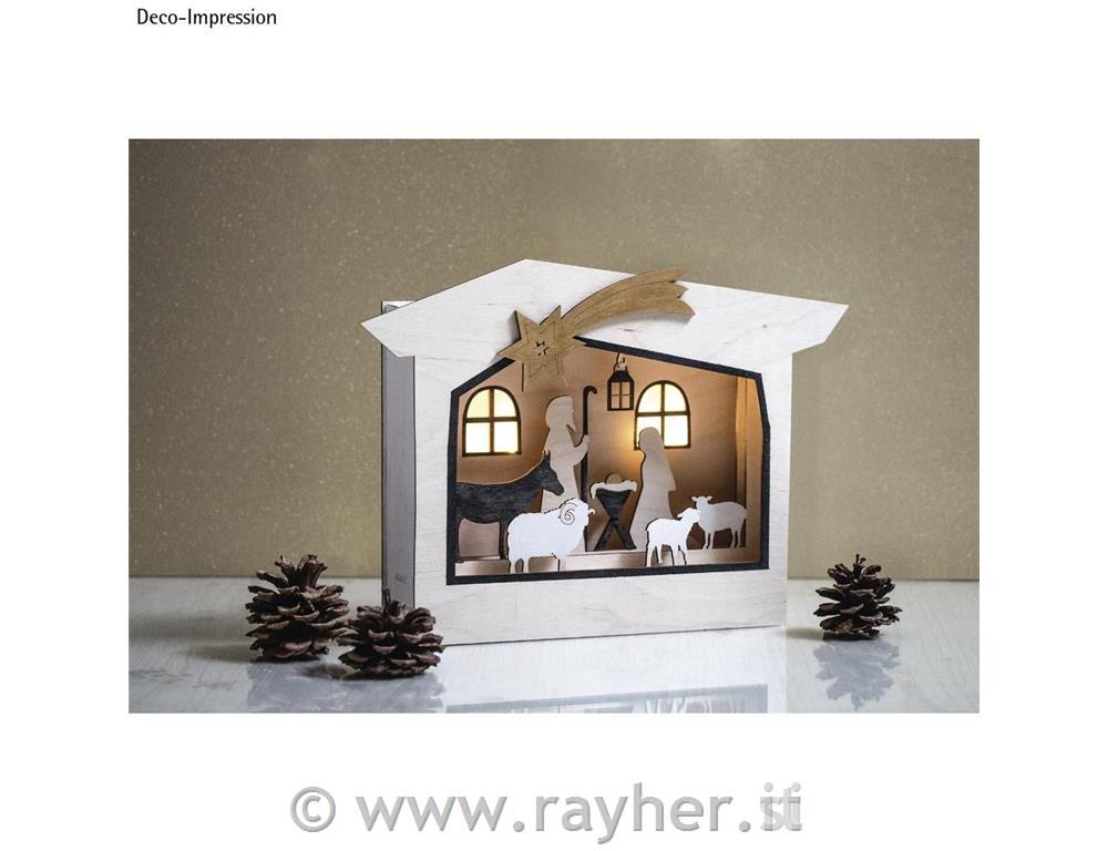 Kit bric.legno cornici motivi 3D, FSCMix