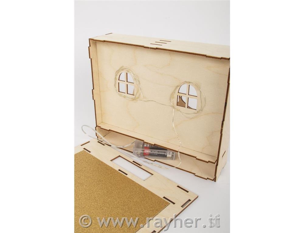 Kit bric.legno cornici motivi 3D, FSCMix