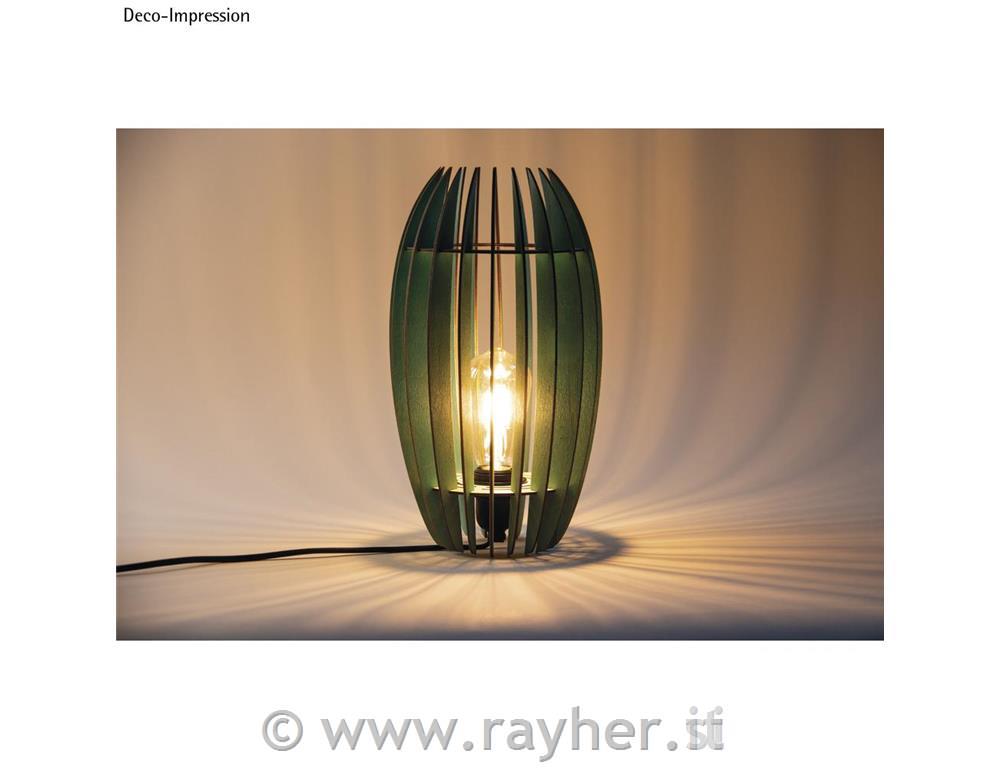 Lampada lamelle legno Helsinki,FSCMixCre,