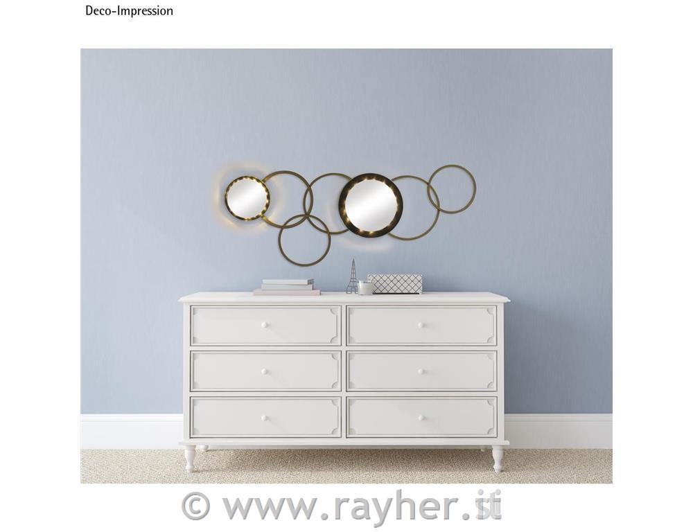 Leseni krogi in obroči z obešankama 14,9 -24,7 cm 8 delni se