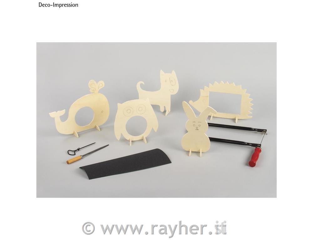 Compensato con modelli animali, naturale