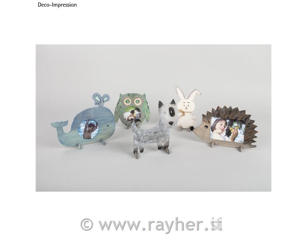 Compensato con modelli animali, naturale