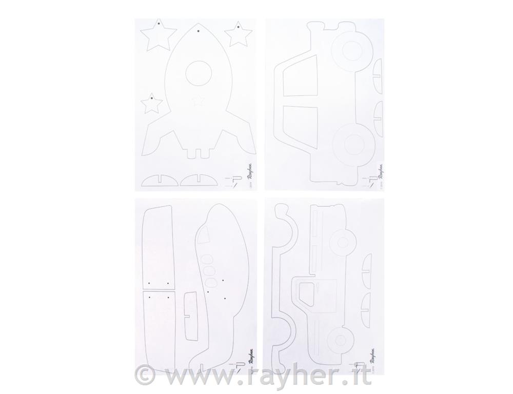 Compensato c.modelli macchine, naturale