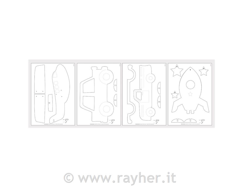 Compensato c.modelli macchine, naturale