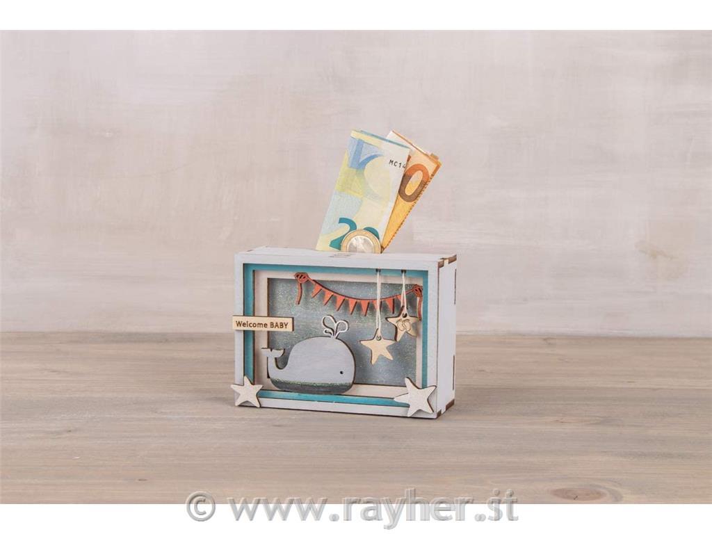 Rayher Wooden 3D Gift Box
