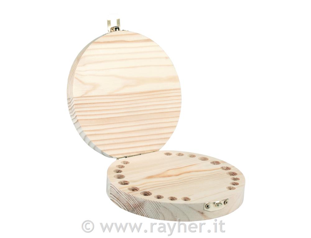 Lesena škatla za prve zobke, 12x2.7cm