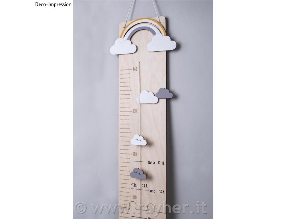 Leseni motivi, Oblaki, natur, 16.8x8.3cm, 6-delni set