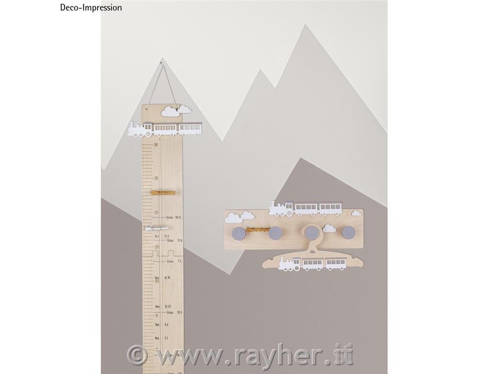 Wood.motif Small train , FSCMixCred21.7x4.8cm, tab-bag 1setnatural