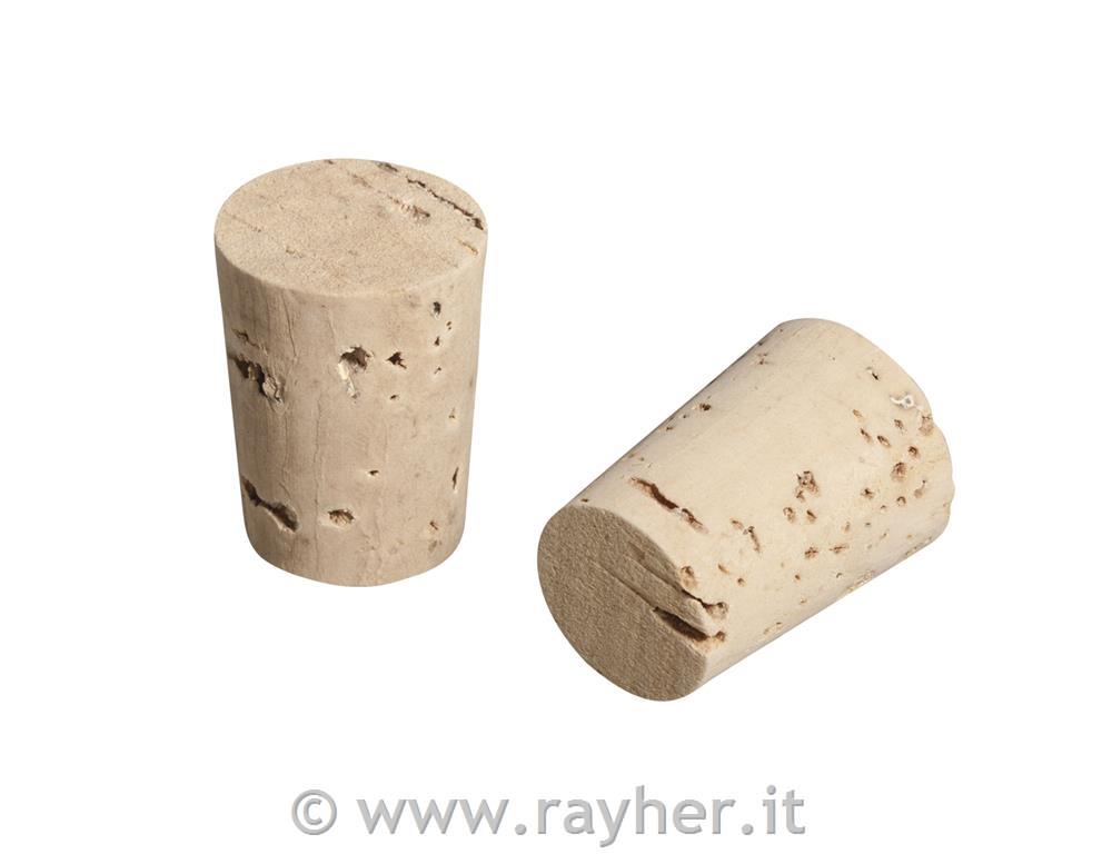 Zamaški iz plute 22x16/13 mm,9 kos