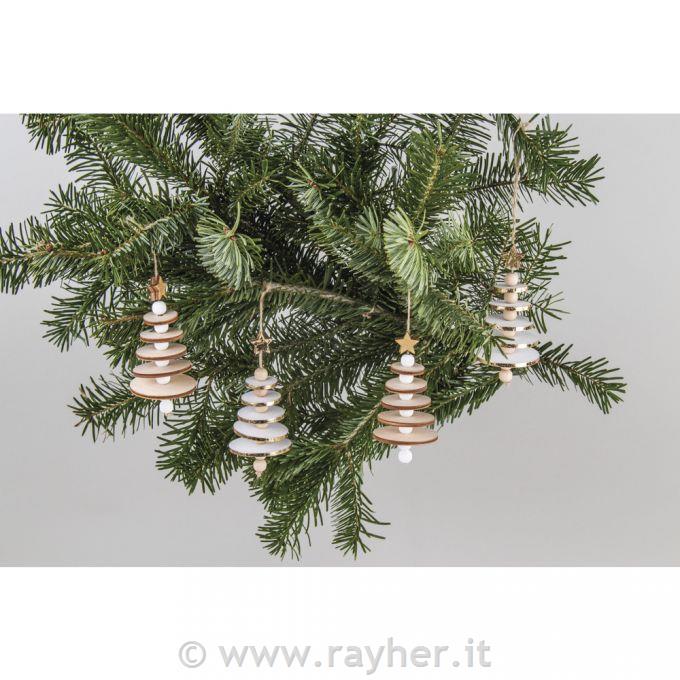 CK: Wood.tree pendant, FSCMixCredit4.7x4.7x22.5cm, box 4pcsnatural