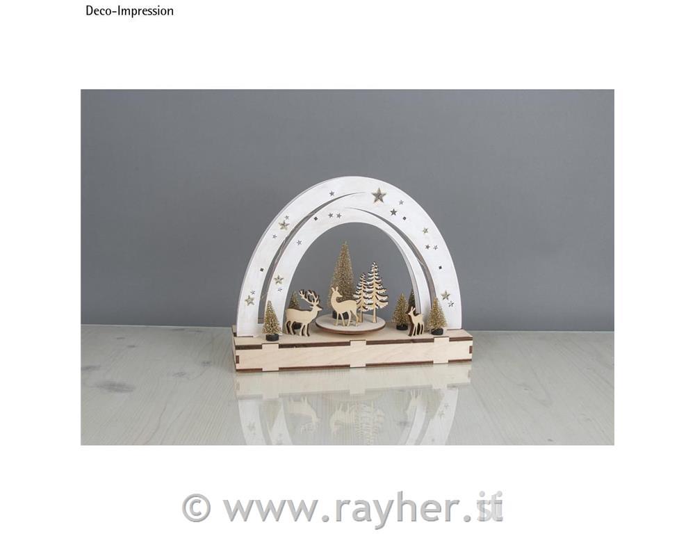 Lesena sestavljanka 3D, »Zvezdnato nebo«, vrtljivo,30x9x23cm