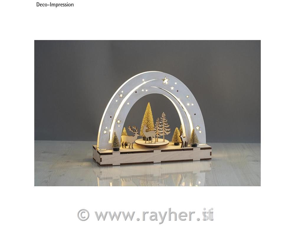 Lesena sestavljanka 3D, »Zvezdnato nebo«, vrtljivo,30x9x23cm