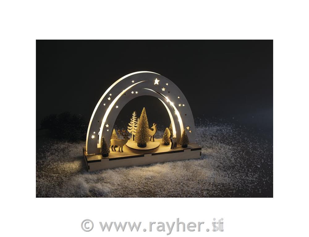 Lesena sestavljanka 3D, »Zvezdnato nebo«, vrtljivo,30x9x23cm