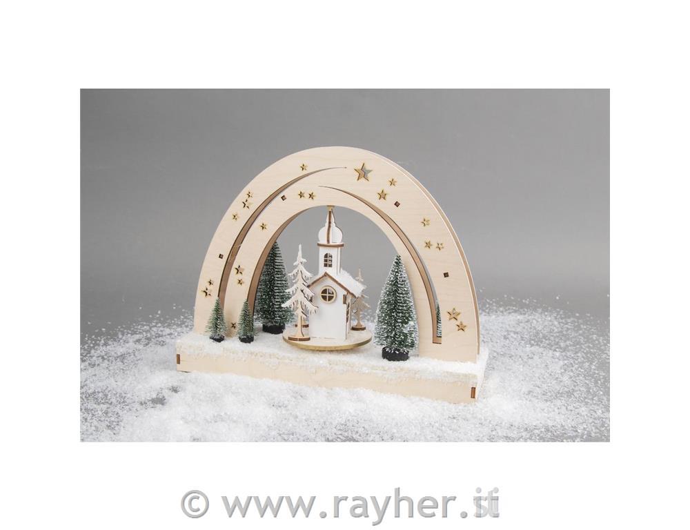 Lesena sestavljanka 3D, »Zvezdnato nebo«, vrtljivo,30x9x23cm