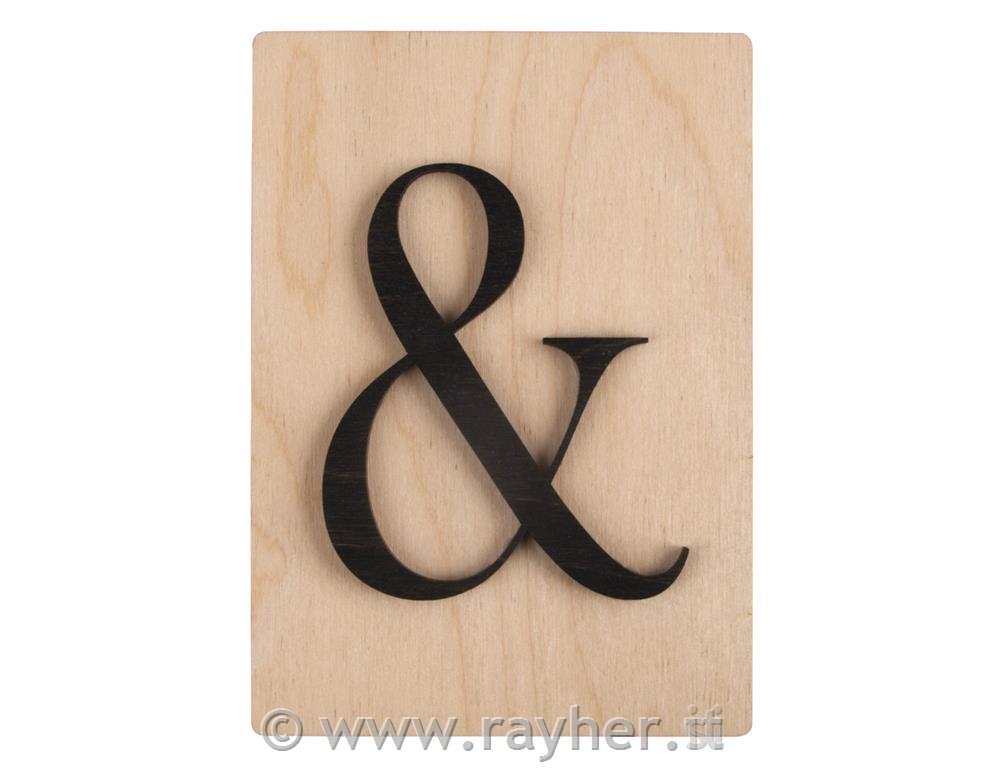 Lesen simbol &; 10,5x14,8cm