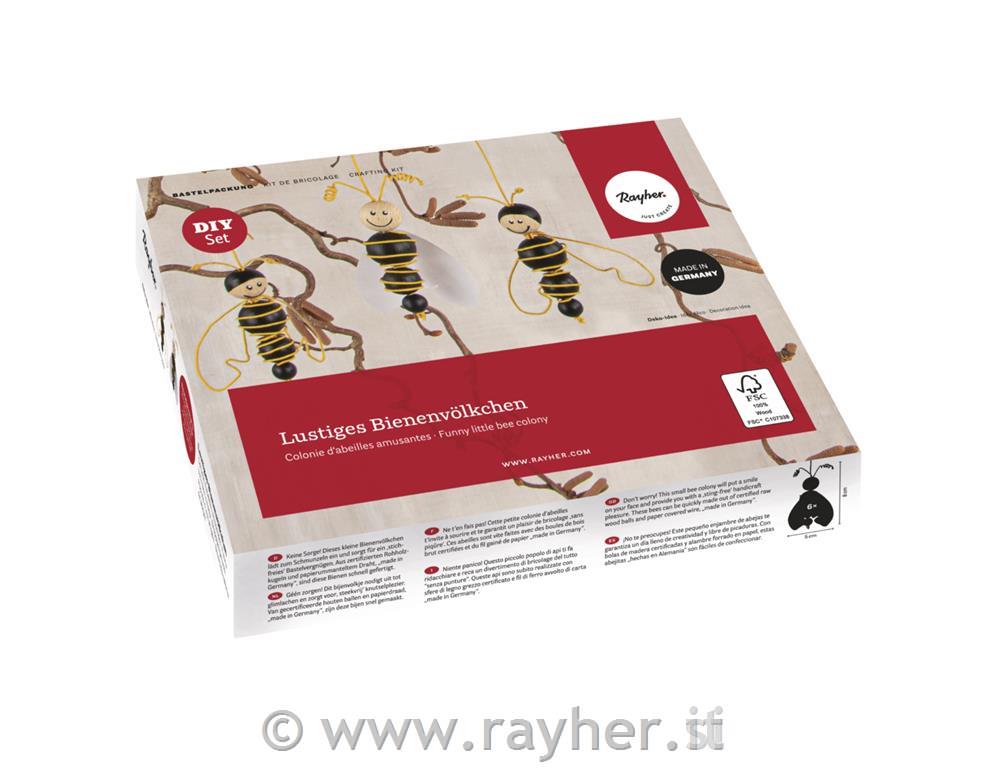 Set creativo, api, 6 api